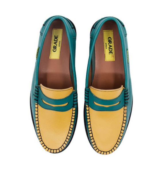 Grade Africa x Dakotas Hi Shine Teal Yellow
