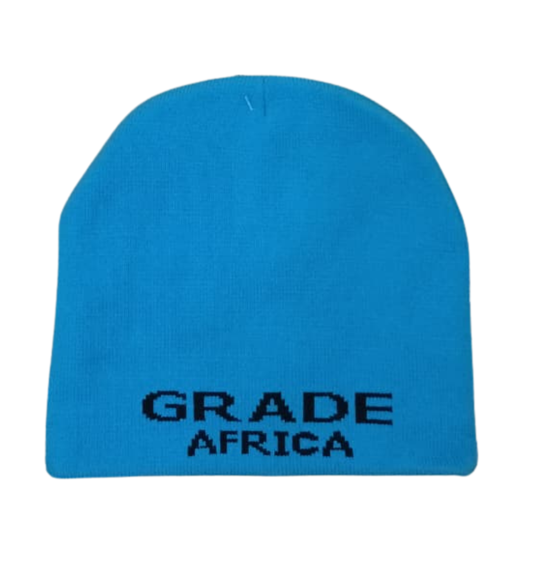 Lioness Knitted Beanie - Blue