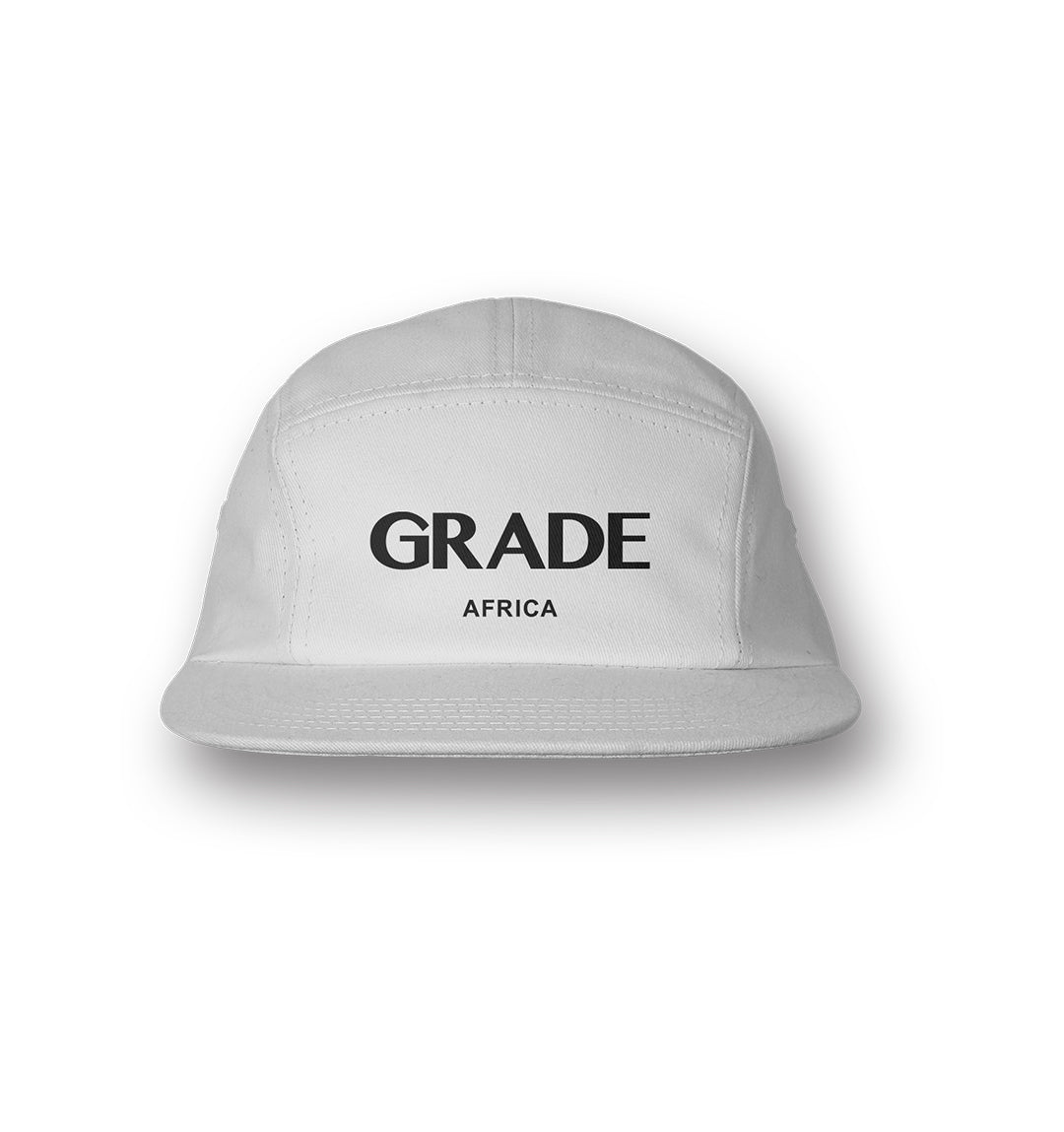 Grade Classic Logo 5-panel - White