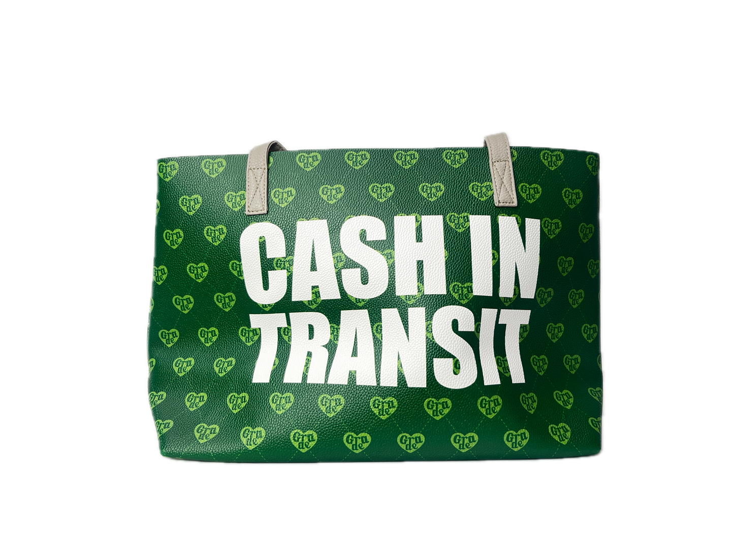 Cash in Transit Green Tote