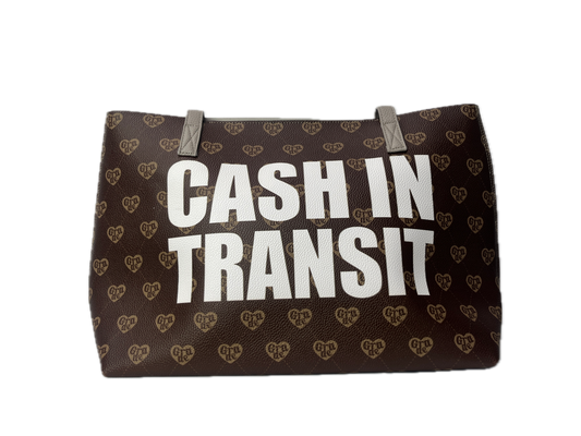 Cash in Transit Brown Tote