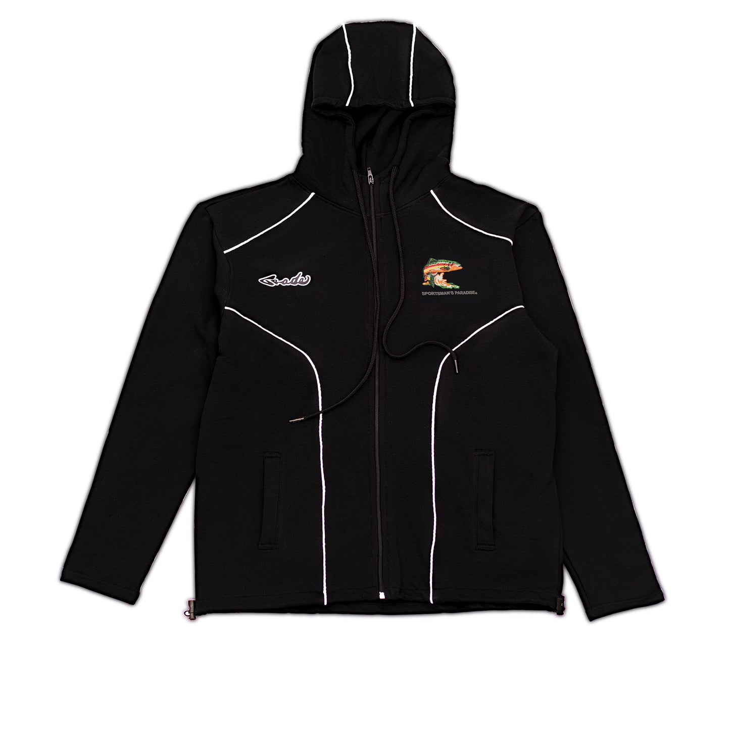 Alaska Sportsman Paradise Collab Fleece Track Top