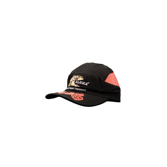Alaska Sportsman Paradise Collab Black Mesh Cap