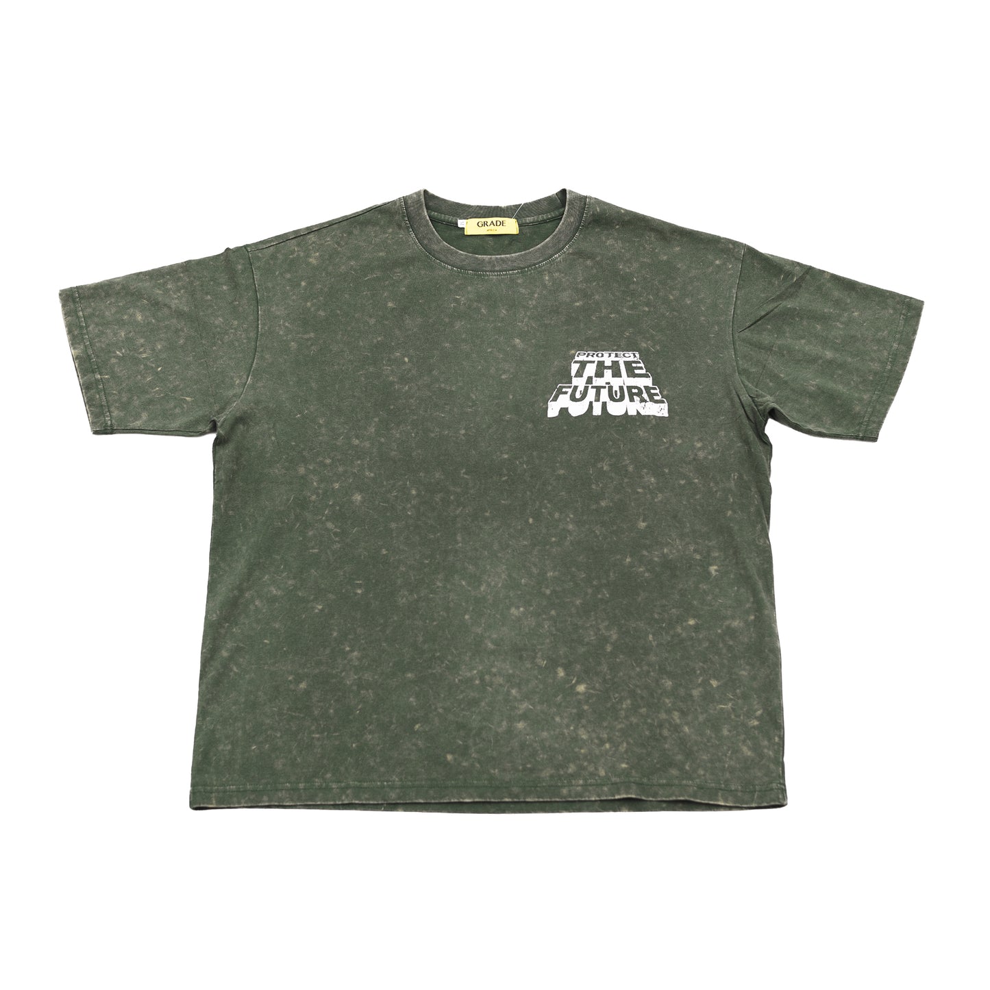 Protect The Future Olive Oversized Tee