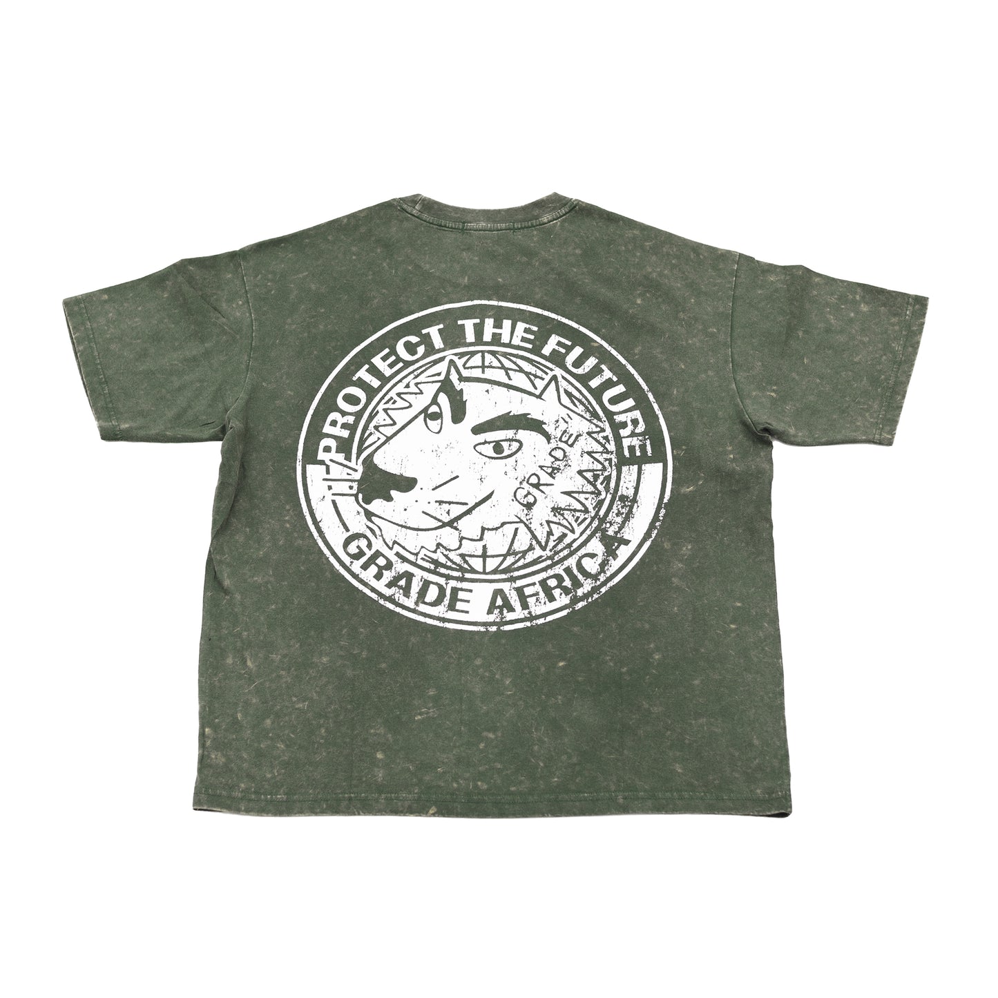 Protect The Future Olive Oversized Tee