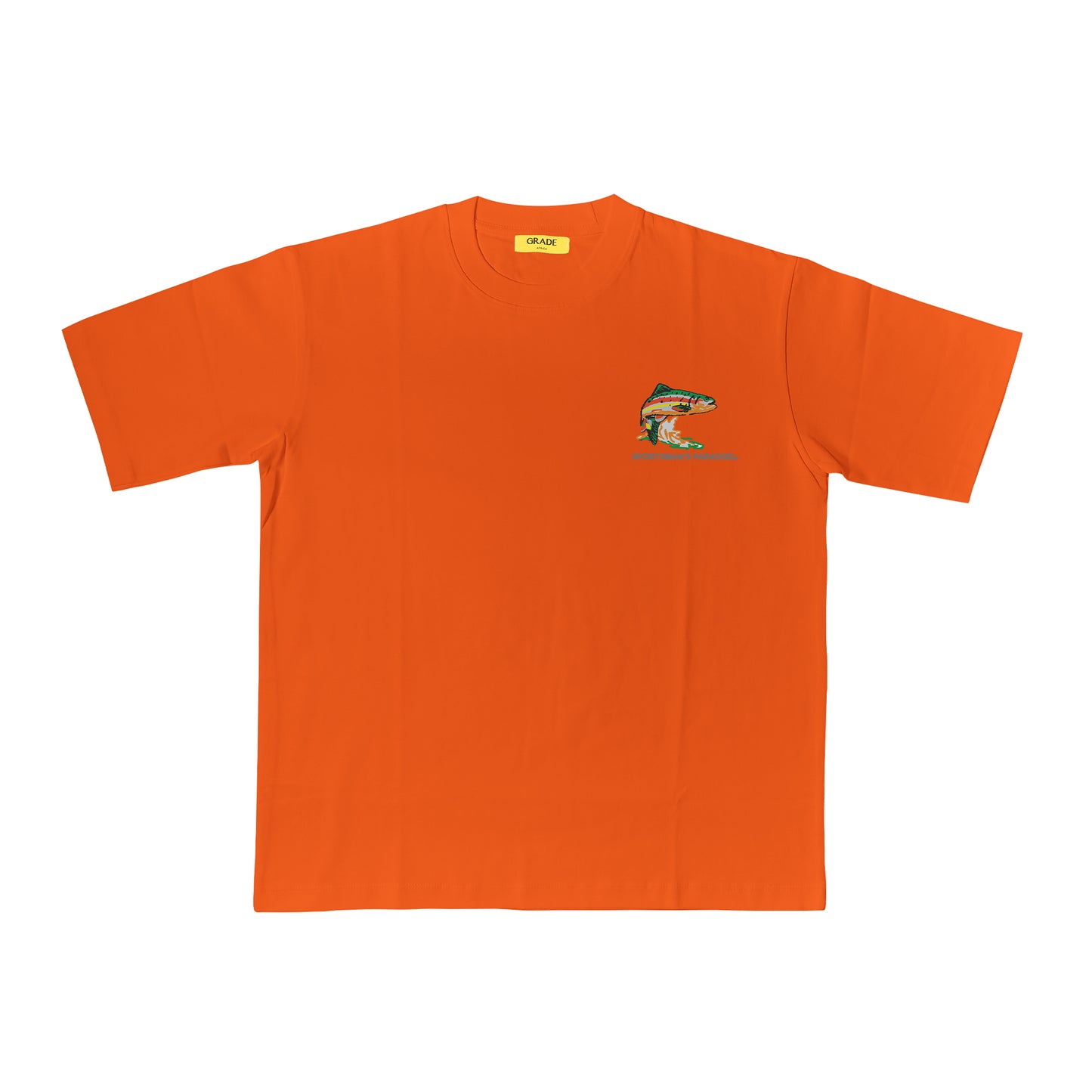 Alaska Sportsman Paradise Orange Collab Tee