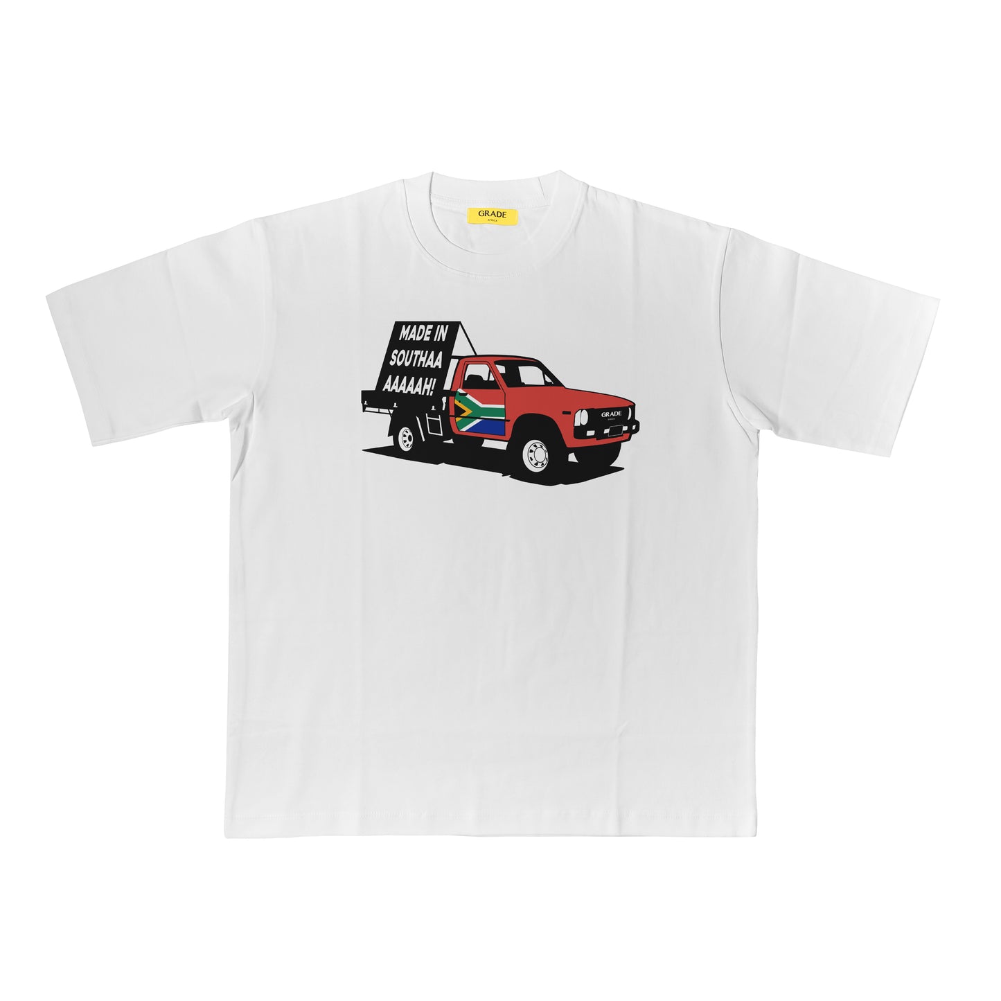 Made in South Ahhhh White Tee