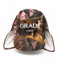 Bush Flap Cap — Pink Woodland