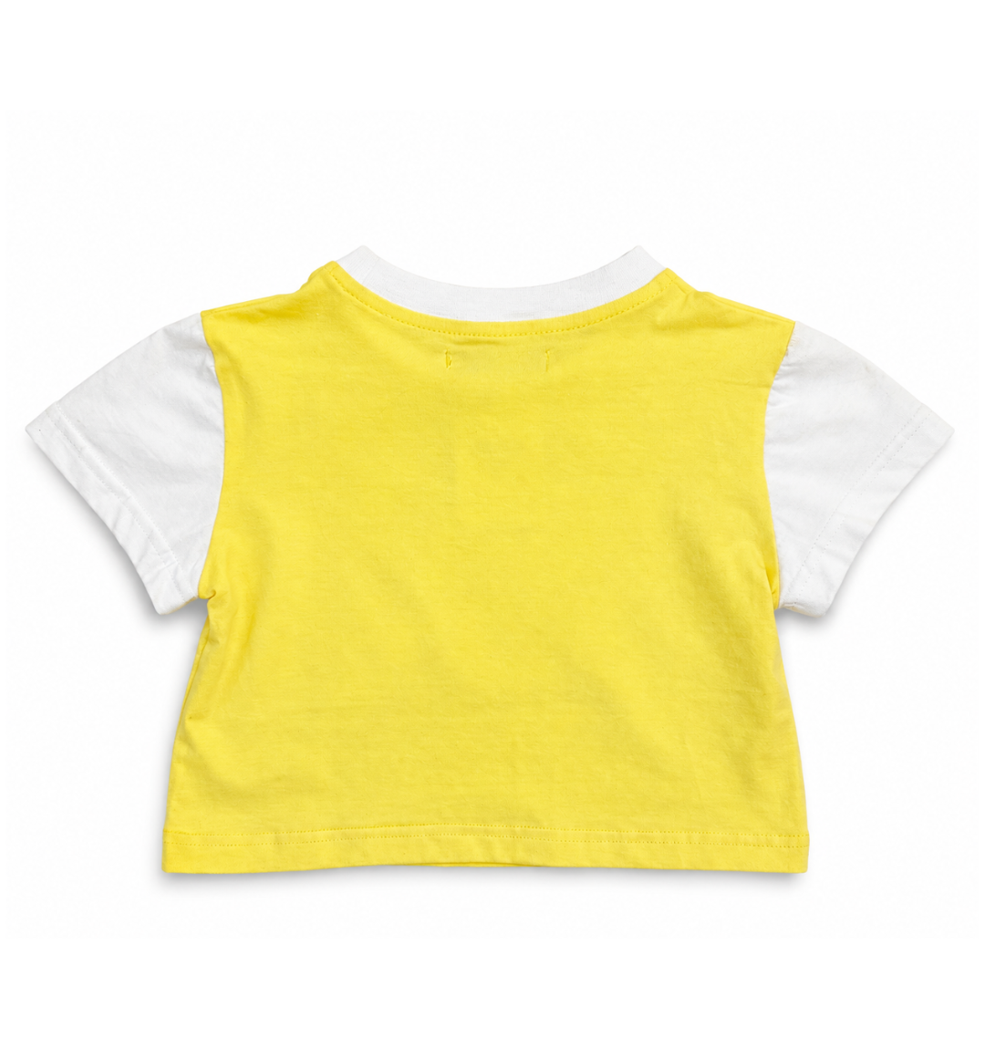Skull Baby Tee Yellow
