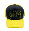Grade Rhimestone Trucker - Black/Yellow