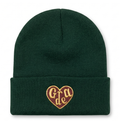 Grade Heart Beanie - Emerald Dune