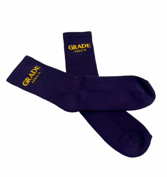Grade purple socks