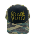 Grade Rhimestone Trucker - Black/Camo