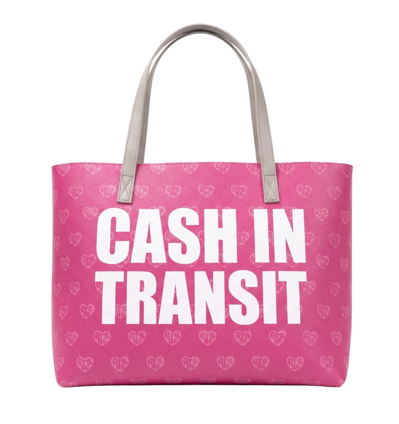 Cash in Transit Pink Tote Bag