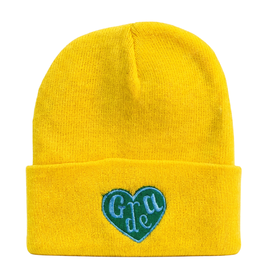 Grade Heart Beanie - Sunburst Wave
