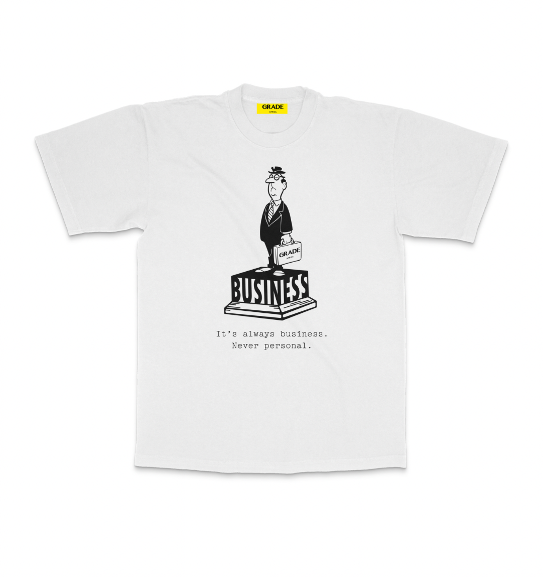 Standing On Business tee - White