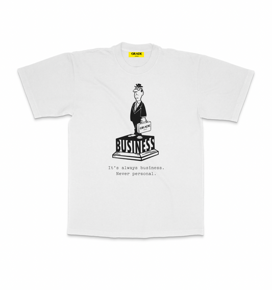 Standing On Business tee - White