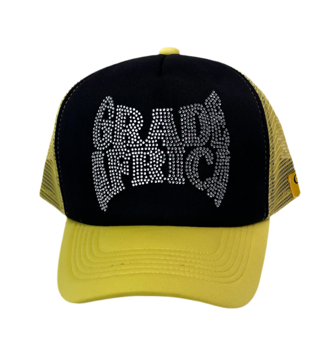 SILVER RHINE STONE TRUCKER