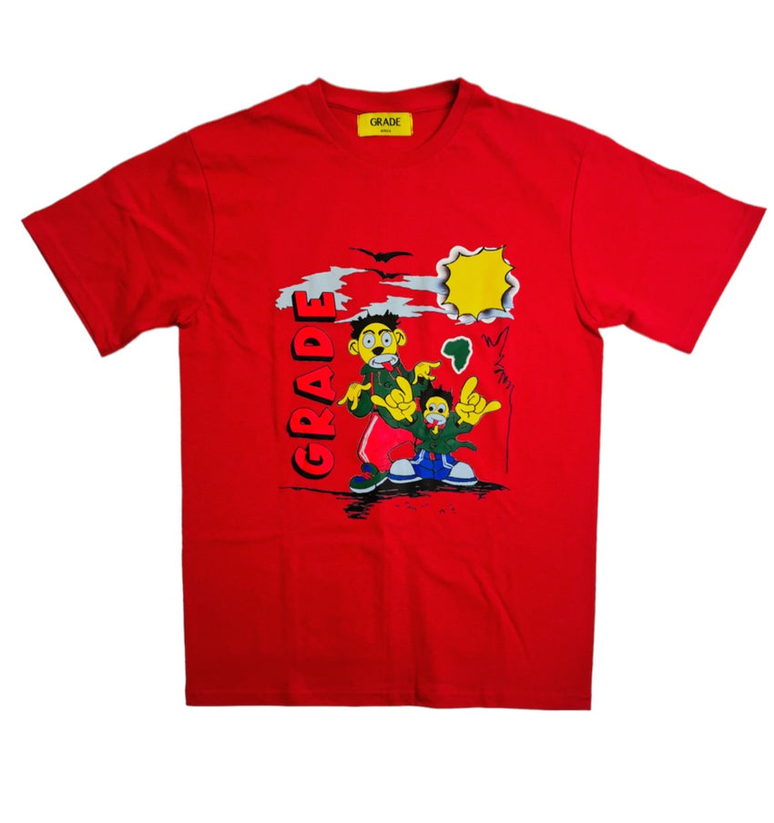 It’s Just Vibes Tee Red