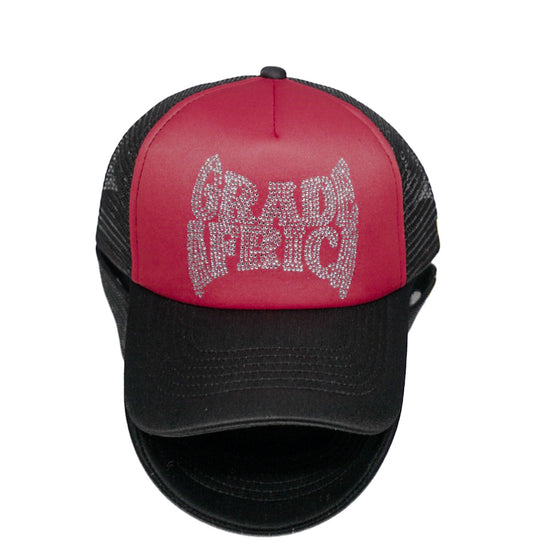 SILVER RHINE STONE TRUCKER