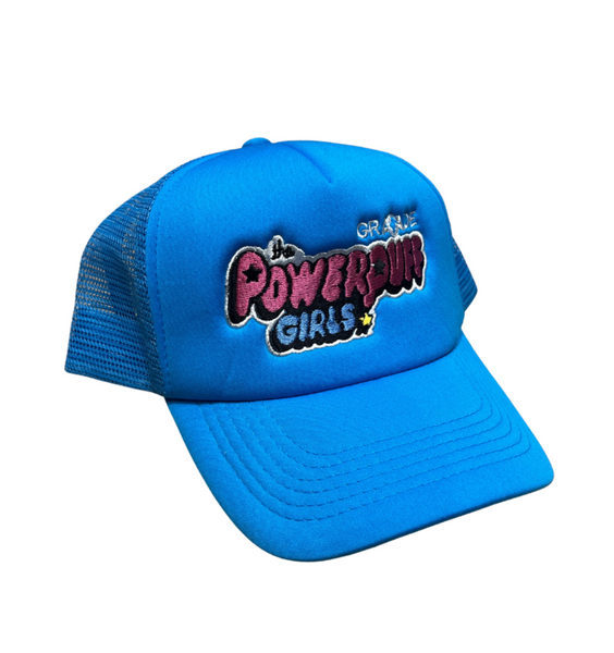The Powerpuff Girls x Grade Africa - Blue Trucker Hat