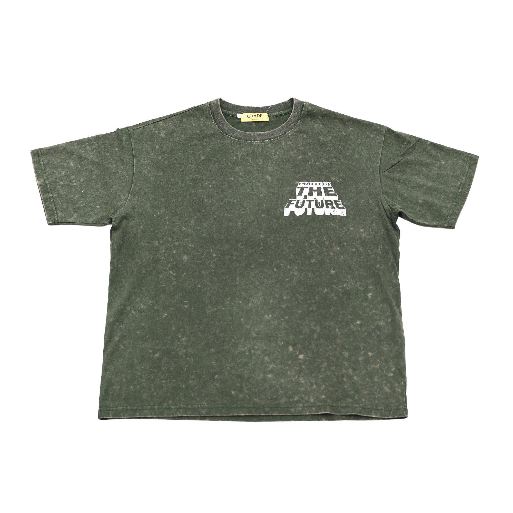 Protect The Future Olive Oversized Tee