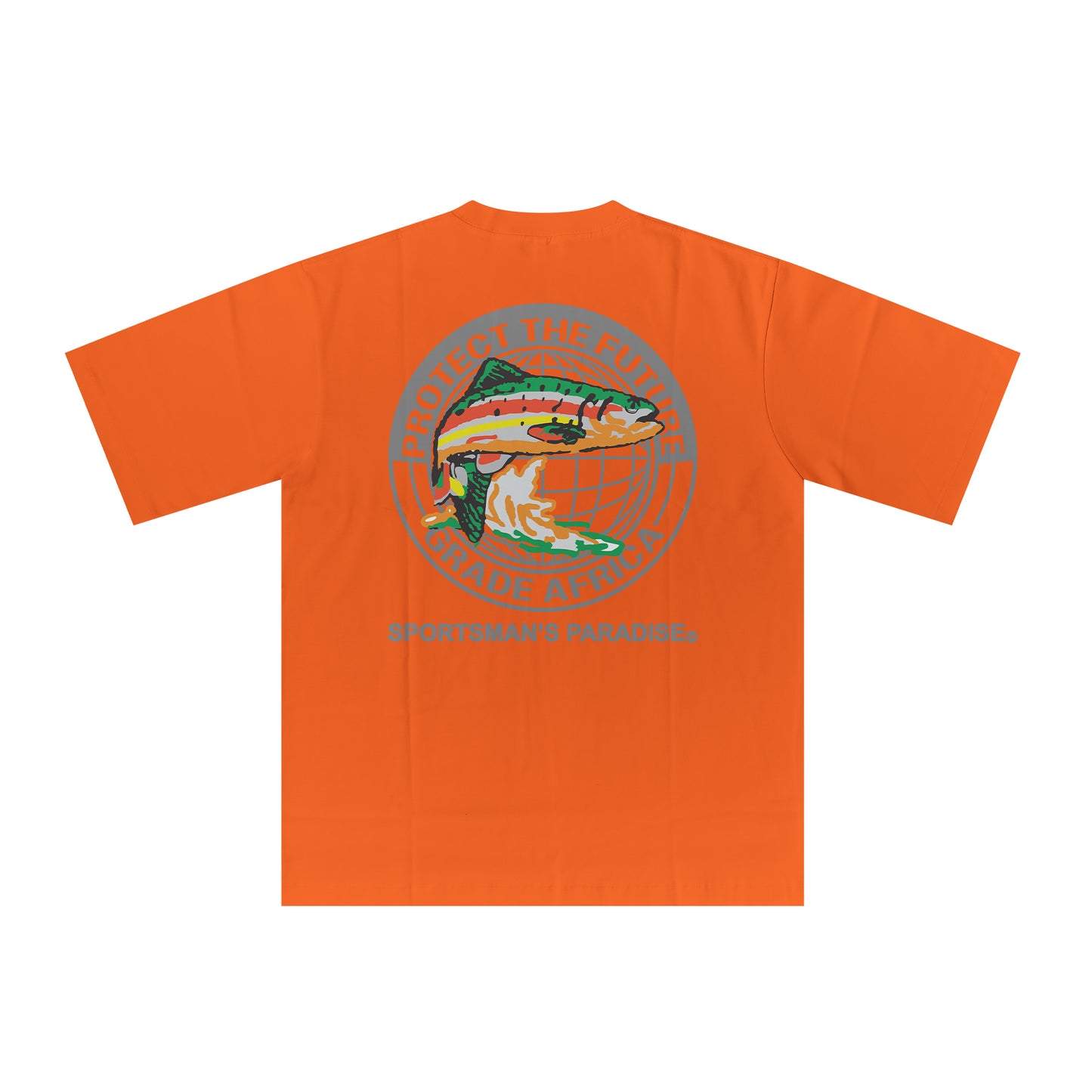 Alaska Sportsman Paradise Orange Collab Tee