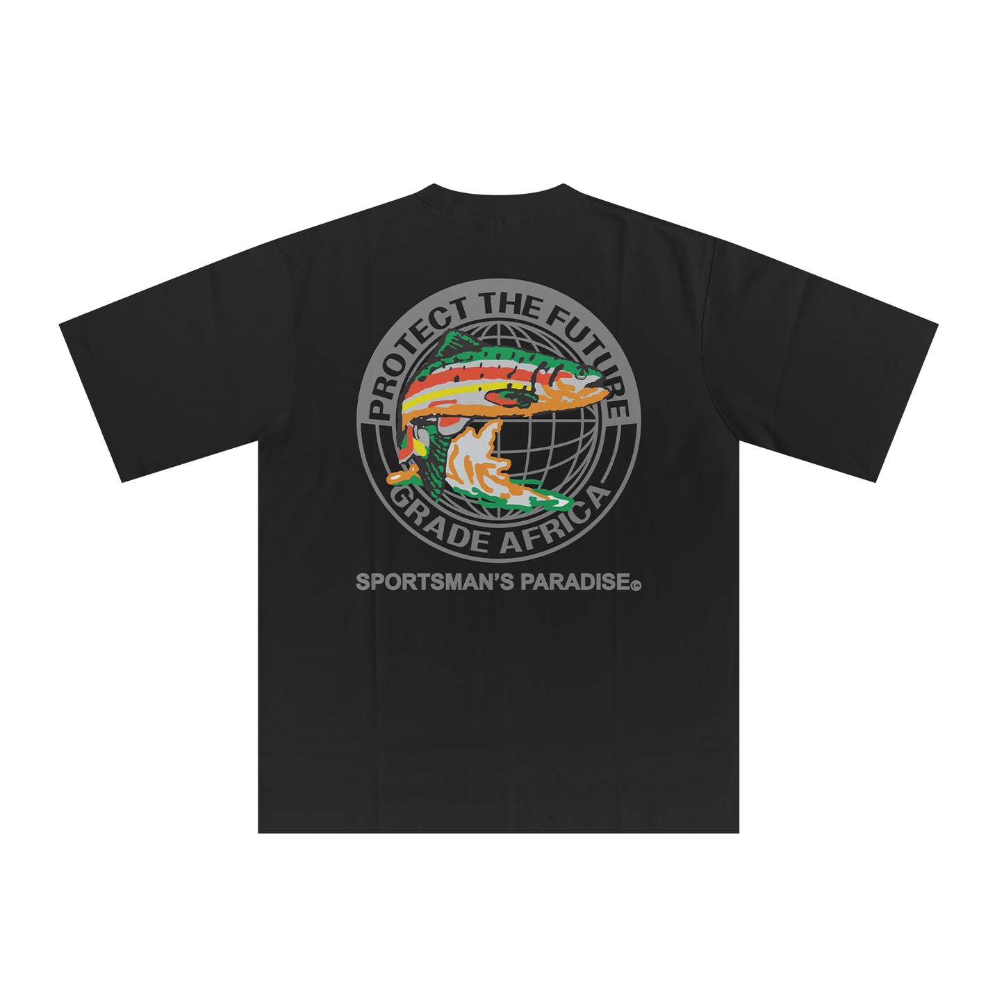 Alaska Sportsman Paradise Black Collab Tee