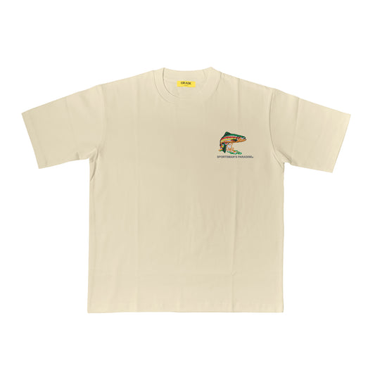Alaska Sportsman Paradise Cream Collab Tee