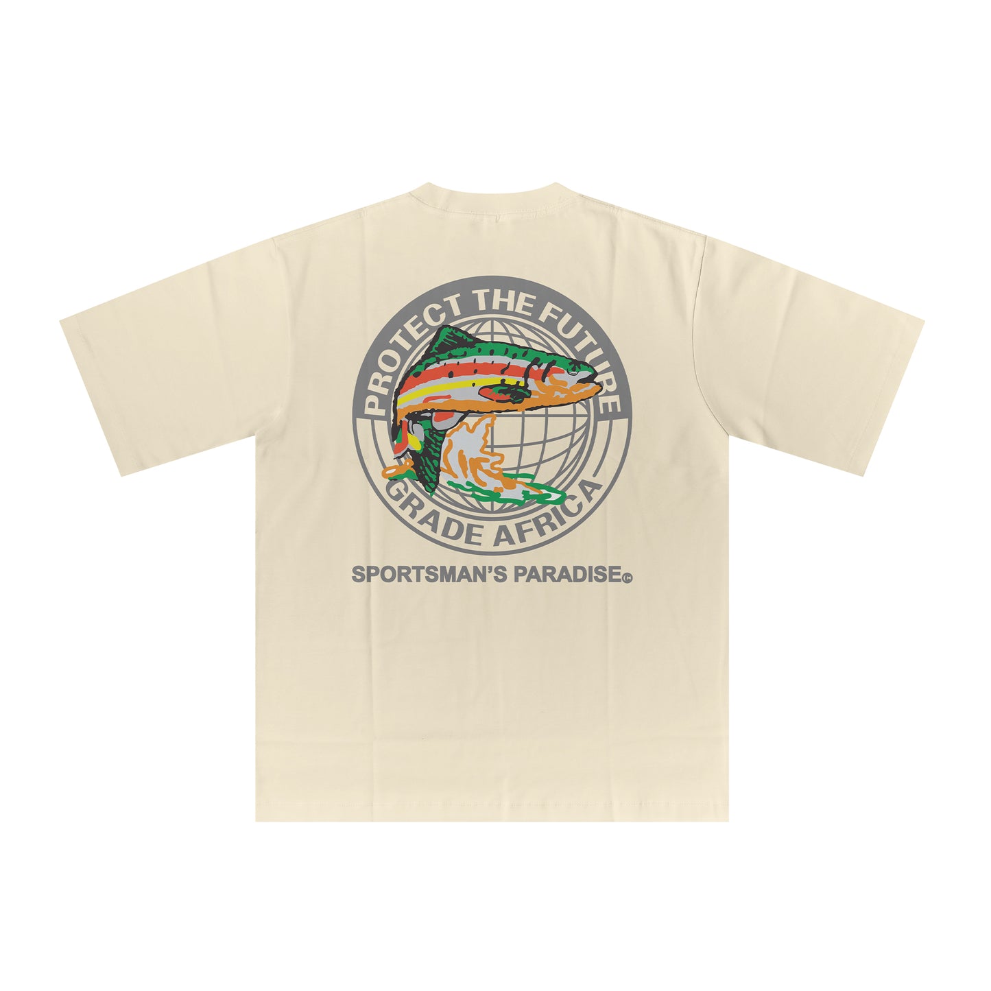 Alaska Sportsman Paradise Cream Collab Tee