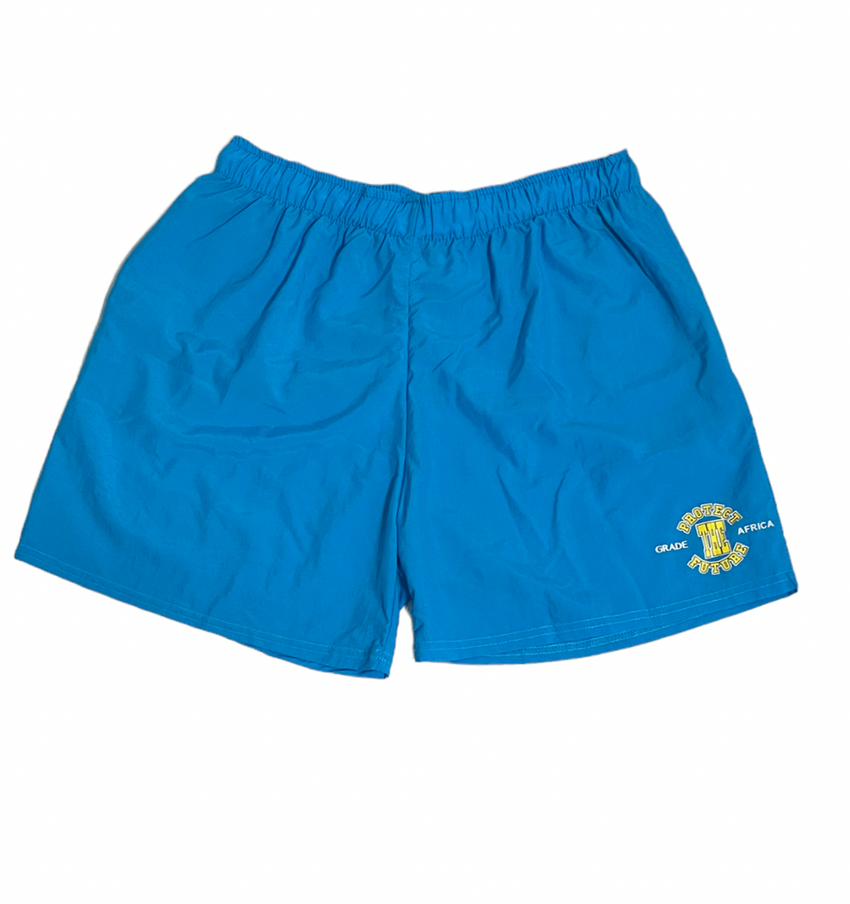 Protect The Future Shorts - Turquoise