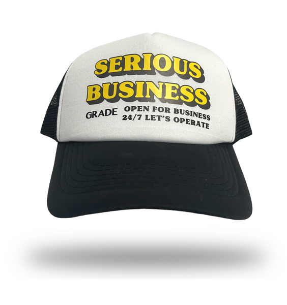 Serious Business Trucker Hat
