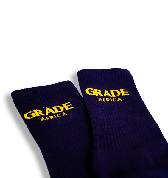 Grade purple socks